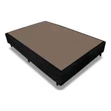 Cama Box Base Casal Tecido Preto (138x25)probel