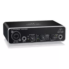 Behringer U-phoria Umc22 Amplificador De Micrófono