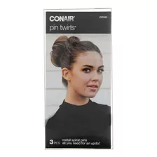 Alfileres Metálicos Conair Twirls De Agarre Firme, 3 Unidade