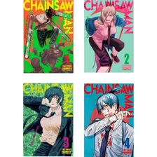 Kit Chainsaw Man Volumes 1-4, De Tatsuki Fujimoto. Editora Panini Em Português