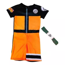 Fantasia Infantil Do Naruto Com Bandana Roupa Do Naruto