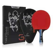 Paleta De Ping Pong Loki 3 Estrellas Con Estuche