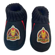 Pantufa Infantil Menino Sapatinho Marvel Vingadores Capitão