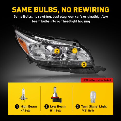 For Chevrolet Malibu 2013-2015 Headlight Bumper Turn Sig Aab Foto 3