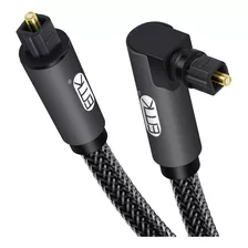 Cable Ptico Toslink De 90 Grados, Enchufe De 360 Grados, Cab