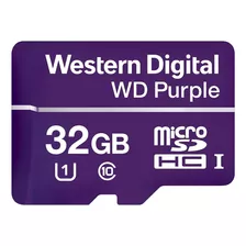 Tarjeta Micro Sd Wd Purple 32gb Clase 10 P/ Cámara - Cover