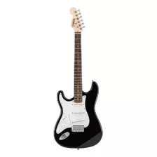 Guitarra Eléctrica Zurda Stratocaster Leonard Le365 Negro 