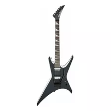 Guitarra Elétrica Jackson Js Series Js32 Warrior De Choupo Gloss Black With White Bevels Brilhante Com Diapasão De Amaranto