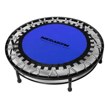 Cama Elástica Mini Jump Profissional 190kg 32 Molas Academia Cor Azul