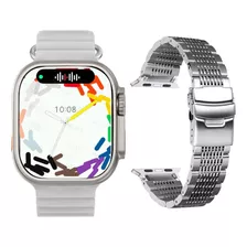 Combo Smart Watch W69 Plus Y Correa Acero Luxury Designer