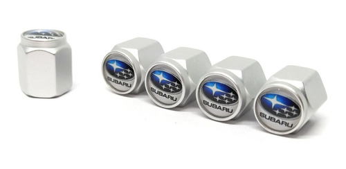 Tapa Valvulas Para Neumatico Emblema Subaru Foto 4