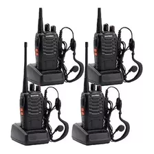 Radio Walkie Talkie Baofeng Bf-888s Uhf X4 Bateria 2800m Ah