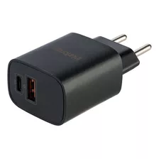 Conversor Ac/dc Fonte Usb - Ec 11 Power 20w Intelbras Preto