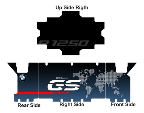 Trophy Stickers/calcomanias Maletas Gs Y Adv Bmw Trophy 02 Foto 6