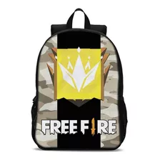 Mochila Bolsa Escolar Infantil Free Fire Volta Às Aulas