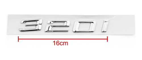 Emblema De Coche De Metal 320i Para Bmw E21 E90 E46 E36 E30 Foto 2