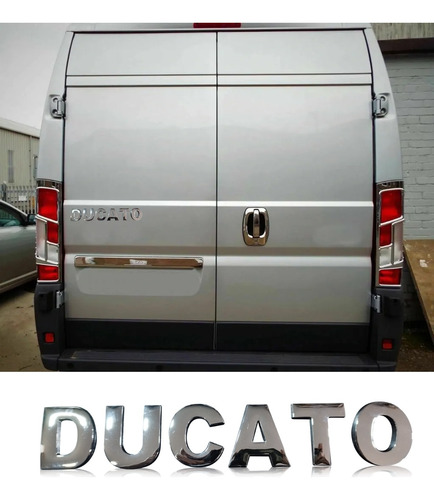 Emblema Ducato Metalicas 4.7cm Autoadhesivas Full Relieve  Foto 4