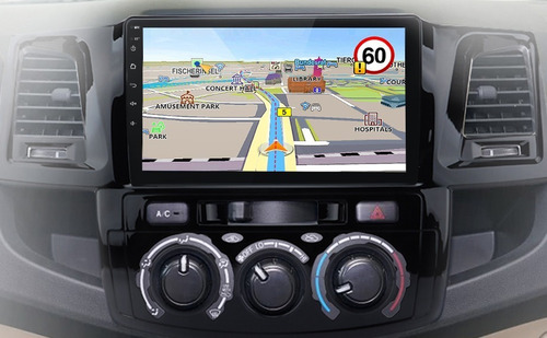 Radio Toyota Fortuner Hilux 2gigas Ips Carplay Android Auto Foto 4