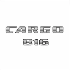 Adesivo Emblema Resinado Capo Caminhão Ford Cargo 816 Novo