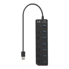 Hub Usb 7 Portas 2.0 E 3.0 Alta Velocidade Tomate Mst-002