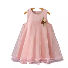 Vestido Niña Princesa Fiesta Elegante Corto Vaporoso 