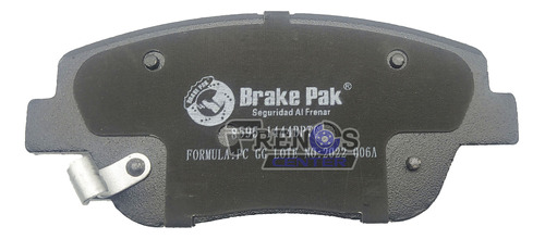 Pastilla Freno Del Brake Pak Para Hyundai Sonata Foto 3