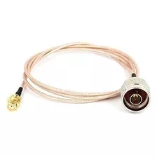 Uxcell Tipo N Macho A Sma Adaptador M / F Femenino Rg316 Cab