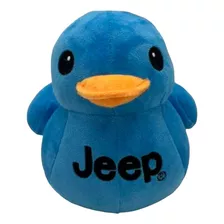 Jeep Text Logo Relleno Animal Plush Duck Blue -perfect Enthu