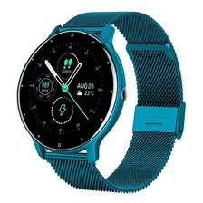 Smartwatch Lige Bw0223 1.28 Caixa 45mm Blue, Pulseira Blue Mesh