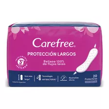 Protectores Carefree Diarios Largos X 20 Un