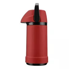 Termo Invicta Glt Pressão Soft Touch De Vidrio 0.5l Rojo