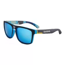 Óculos De Pesca Daiwa Solar Polarizado Espelhado Uv400 Azul