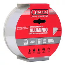 Cinta Adhesiva De Aluminio Tacsa 48mm X 25m X Unidad