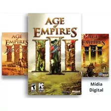 Age Of Empires 3 (c/ Todas As Expansões)