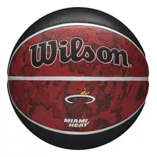 Bola De Basquete Wilson Tidye Nba #7 Cor Bordó-miami Heat