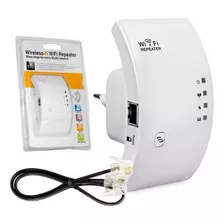Repetidor De Alta Distância Wireless Wifi Rede Cor Branco Voltagem 110v/220v