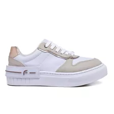 Tênis Feminino Branco Academia Casual Confort Falcucci Air