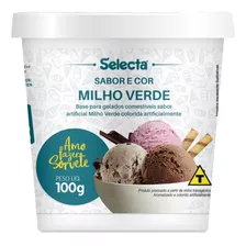 Base Para Sorvete Caseiro Milho Verde Selecta Pacote 100gr