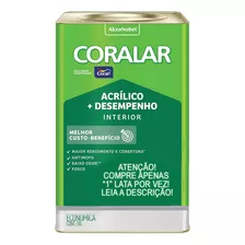 Coral Acrílica Tinta Anti Mofo Econômica Fosca Cores 18l Cor Marfim