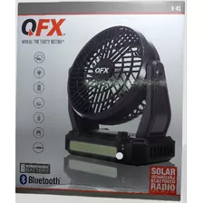 Ventilador Qfx 6 Recargable Bluetooth Usb. 