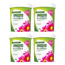 Melhor Kit 4 Adubo Forth Flores 400gr - Rosa Do Deserto 