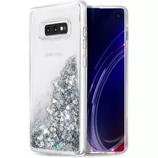 Funda Para Samsung Galaxy S10e (brillos Plateados)