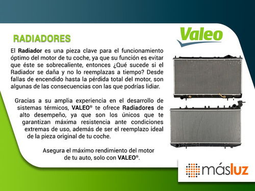 Radiador Refrigerante Civic Del Sol L4 1.6l 93/97 Valeo Foto 5