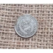 Moneda Panama 1953 , Un Decimo De Balboa , Plata 