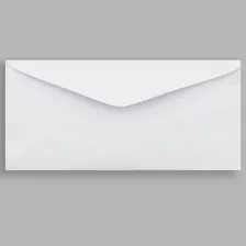 Envelope Oficio Carta Liso Correio 114x229 C/500 Unidade Cor Branco Nome Do Desenho Liso