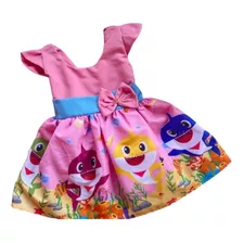 Vestido Temático Baby Shark