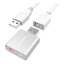 Adaptador De Sonido Externo Usb Sabrent Para Windows/mac