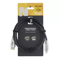 Stagg Nvc1,5ham Cable Hdmi De 12 Pulgadas