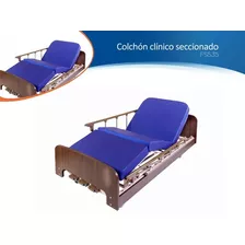 Colchon Clinico Seccionado Azul