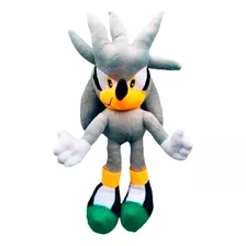 Pelúcia Turma Sonic Sonic Silver (35 Cm) 